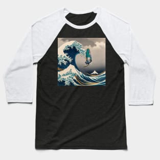 Kanagawa Windsurfing - Wave Rider Baseball T-Shirt